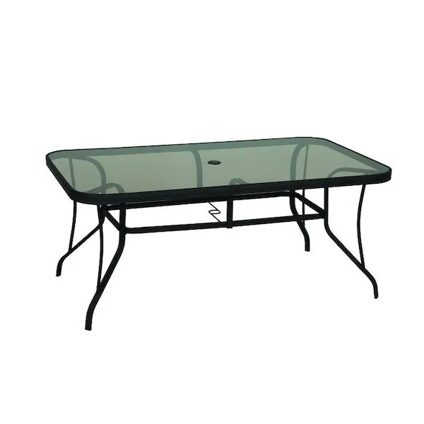 Living Accents Roscoe Glass Table TGS66PB Zoro